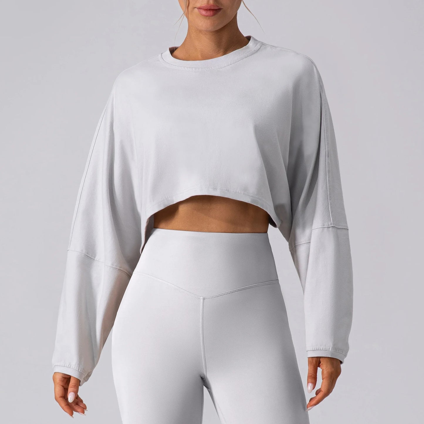 Women's Long Sleeve Crop Top