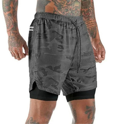 Mens 2 in 1 Training Shorts