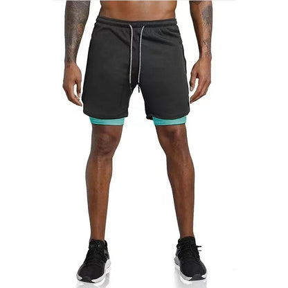 Mens 2 in 1 Training Shorts