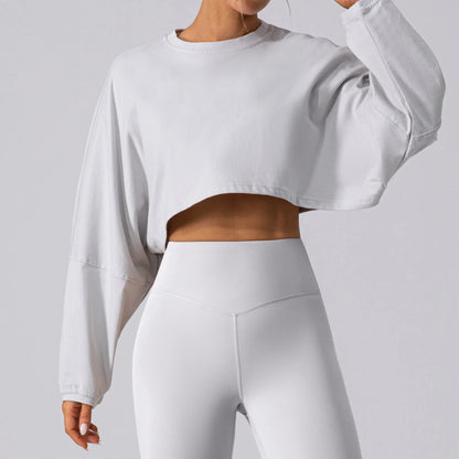 Women's Long Sleeve Crop Top