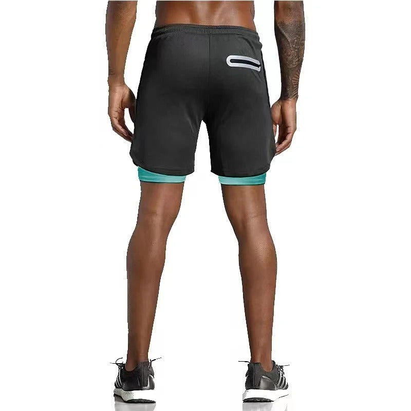 Mens 2 in 1 Training Shorts